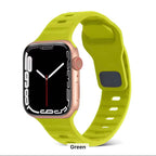 Silicone Wave Textured Apple Watch Strap