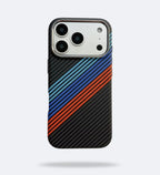 Luxo Carbon Racing Stripes Design Magsafe Case