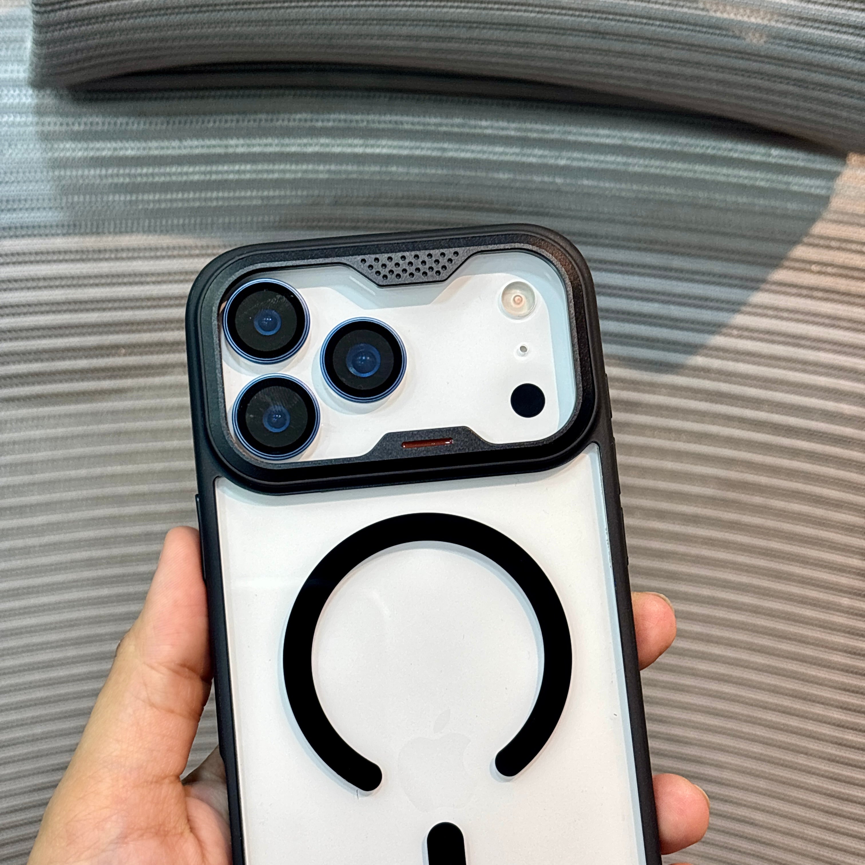 Protective Apple iPhone Back Cover - VeilGrid MagSafe iPhone Case - Style 4