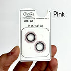Protective Apple iPhone Back Cover - Diamond Octagonal Camera Rings for iPhone - Style 5