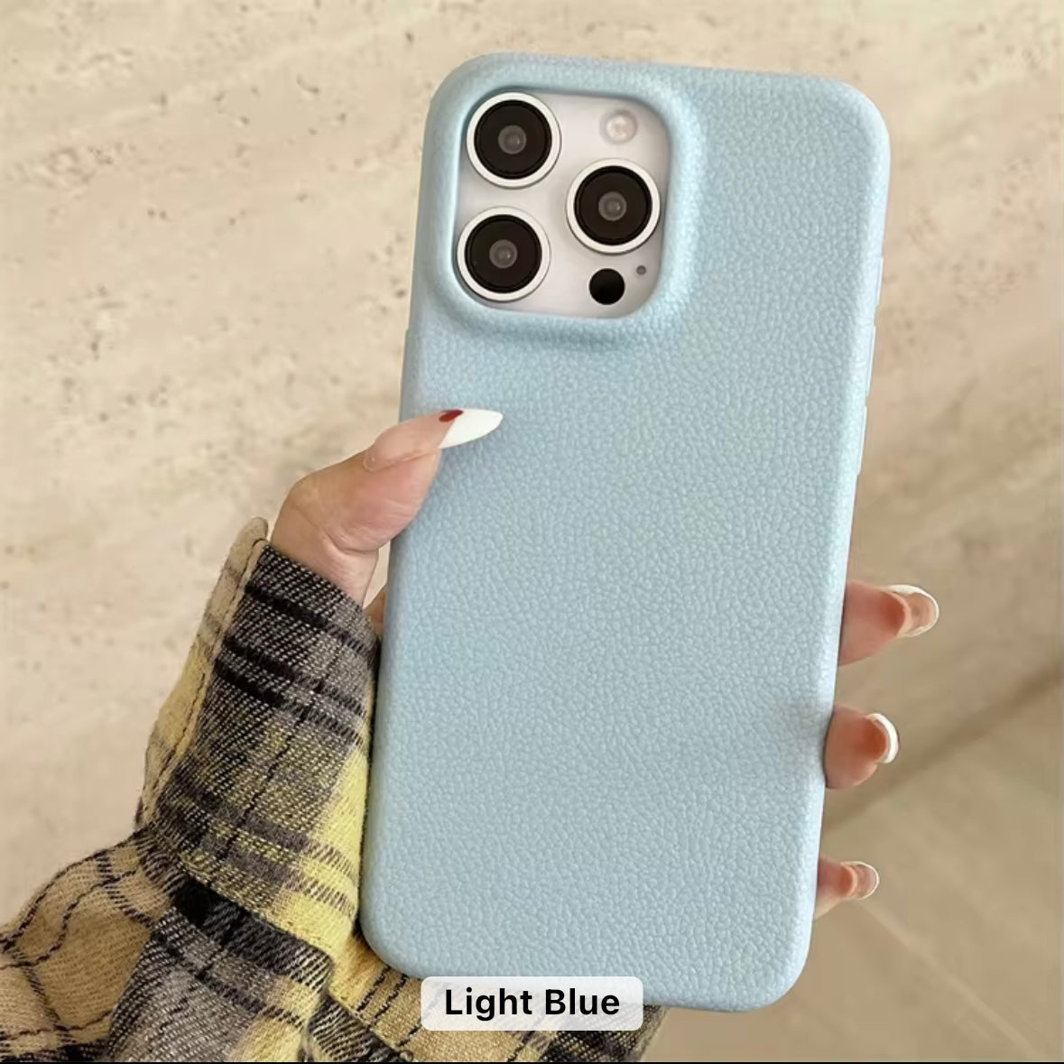 Protective Apple iPhone Back Cover - Slim Fit Case with Texture for iPhone - Style 7