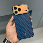 BENKS ARMOR GRID REAL CARBON CASE MAGSAFE - BLUE ( No. 2833 )