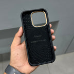 Nimmy Premium Embroidered Leather Case - NIMMY POPUP CASE - BLACK GOLD ( No. 2702 ) - Style 7