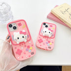 Protective Apple iPhone Back Cover - Kitty Pop- Out Game Silicone Case for iPhone - Style 3