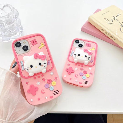 Kitty Pop- Out Game Silicone Case for iPhone