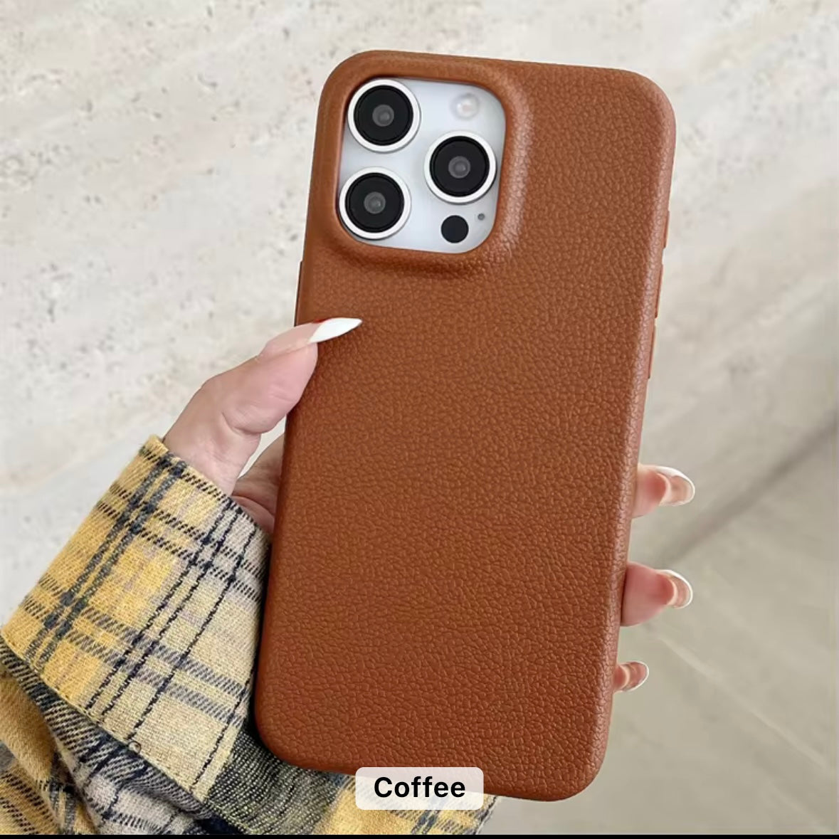 Protective Apple iPhone Back Cover - Slim Fit Case with Texture for iPhone - Style 5