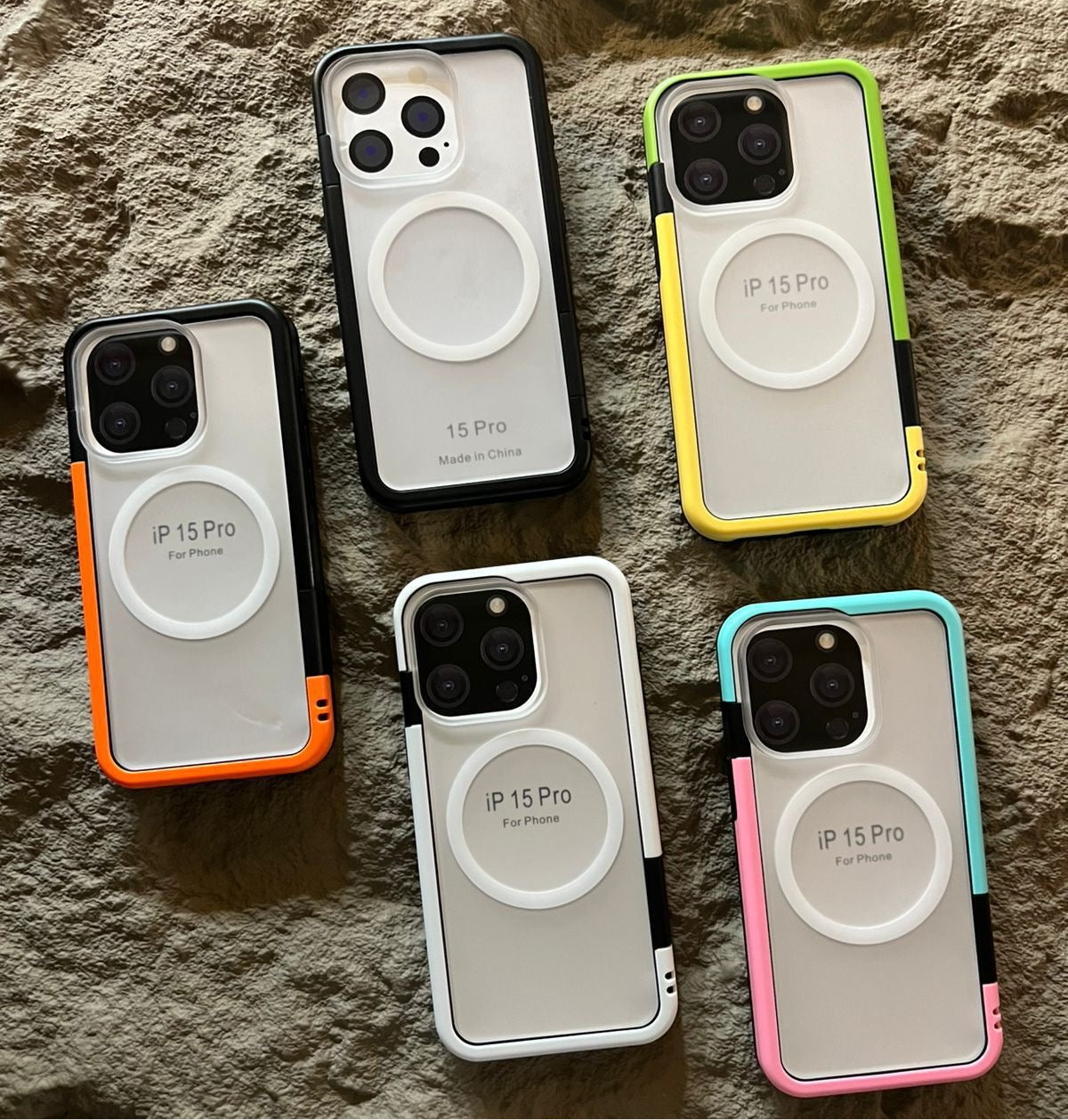 Dual Shade Bumper Case with Back Panel iPhone Case