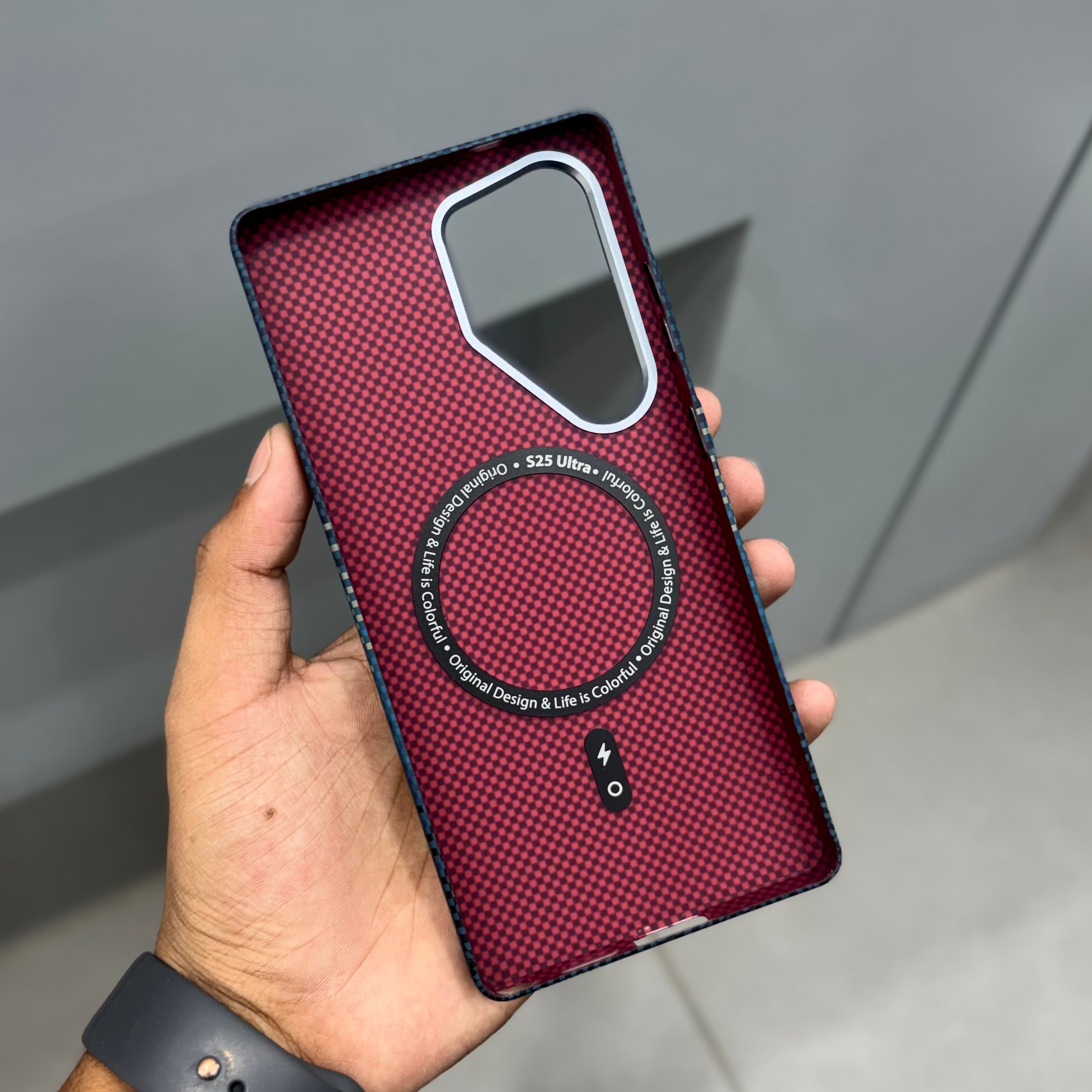 Luxo Blue Line Magsafe Case - Samsung ( No. 2214 )