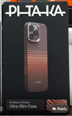 Original pitaka ultra slim carbon fibre case Mobile Case by CoverMeUp - Style 8