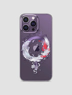 Protective Apple iPhone Back Cover - DRAGON ANIMAL 3D PATTERN DESIGN PHONE CASE FOR IPHONE 14 PRO