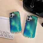 Protective Apple iPhone Back Cover - AuroraGlow Glitter iPhone Case - Style 4