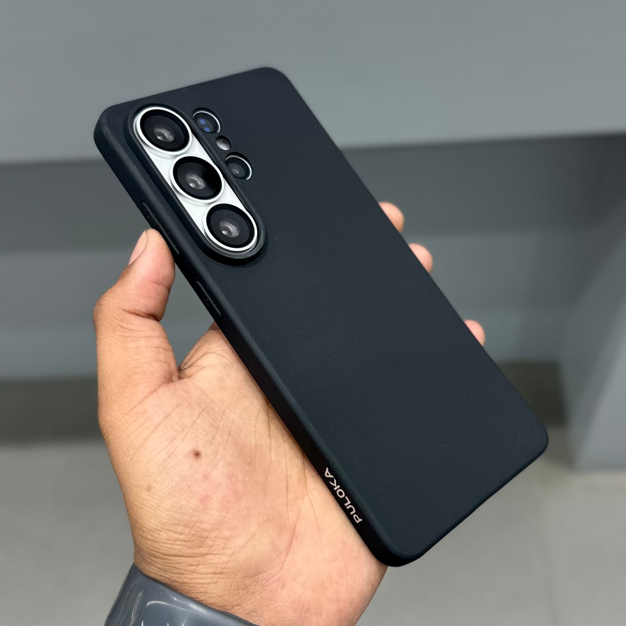 PULOKA MATT BLACK SAMSUNG ( No. 3408 ) Mobile Case by CoverMeUp - Style 4