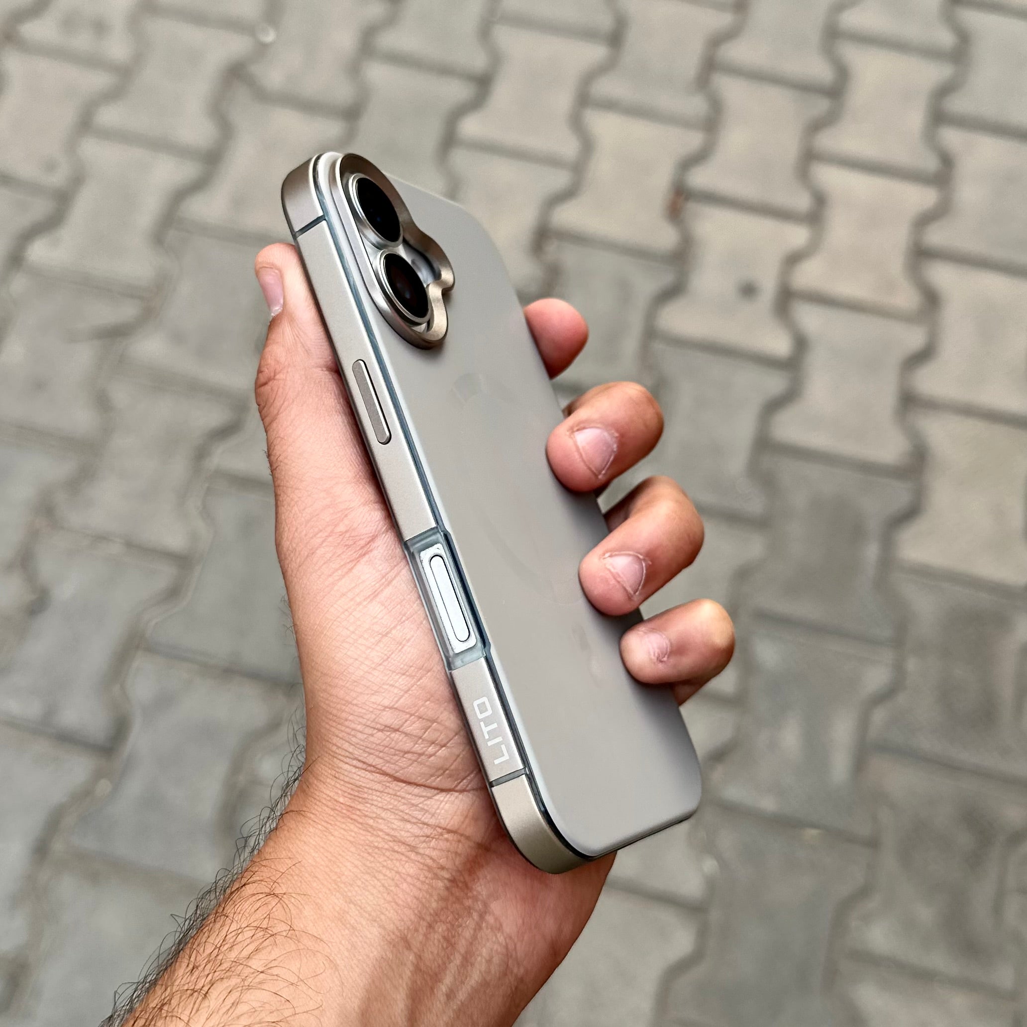 Lito Magmet Case With Magsafe- Grey ( No. 1799) Mobile Case by CoverMeUp - Style 3