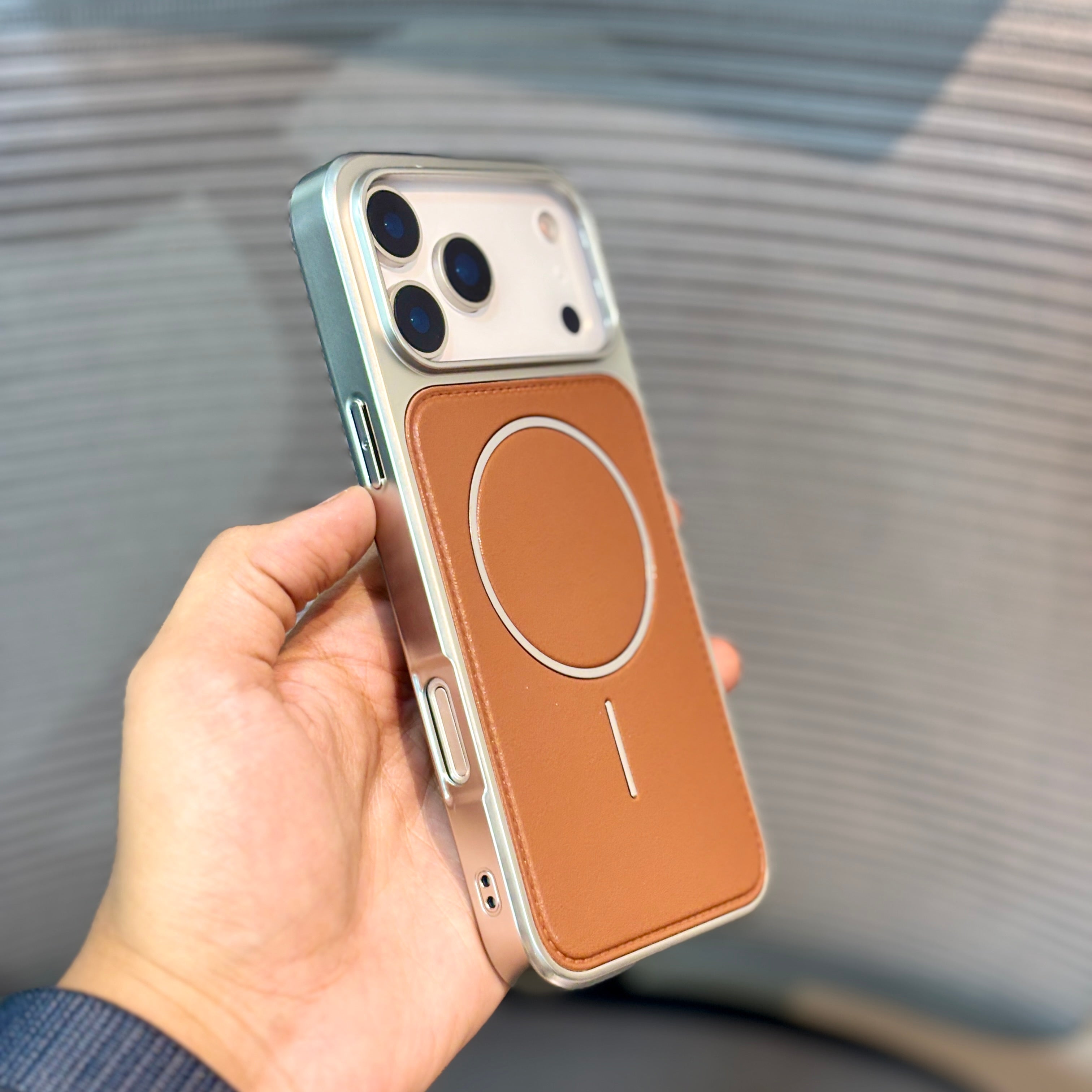 Protective Apple iPhone Back Cover - GrainMag MagSafe iPhone 16 Series Case - Style 4