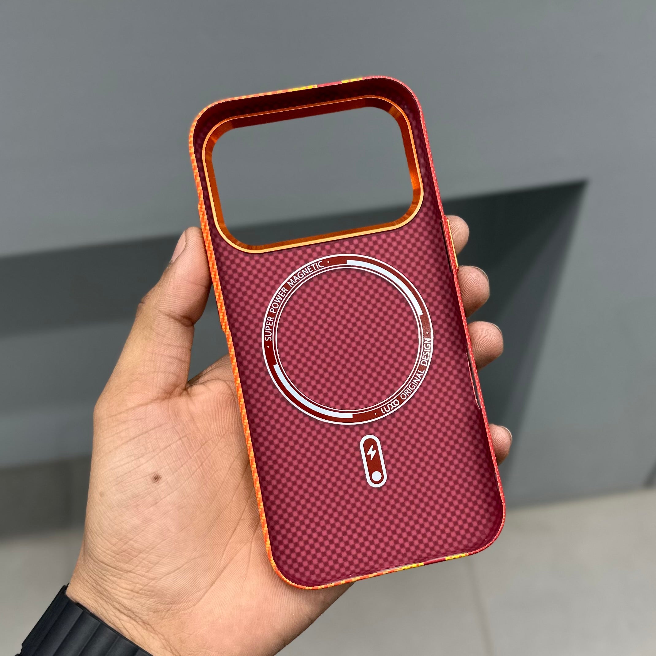CARBONTEX TURE - HULANO ORANGE ( No. 2971 ) Mobile Case by CoverMeUp - Style 3