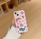 Protective Apple iPhone Back Cover - Sea World Fish Case with pendant Case for iPhone - Style 2