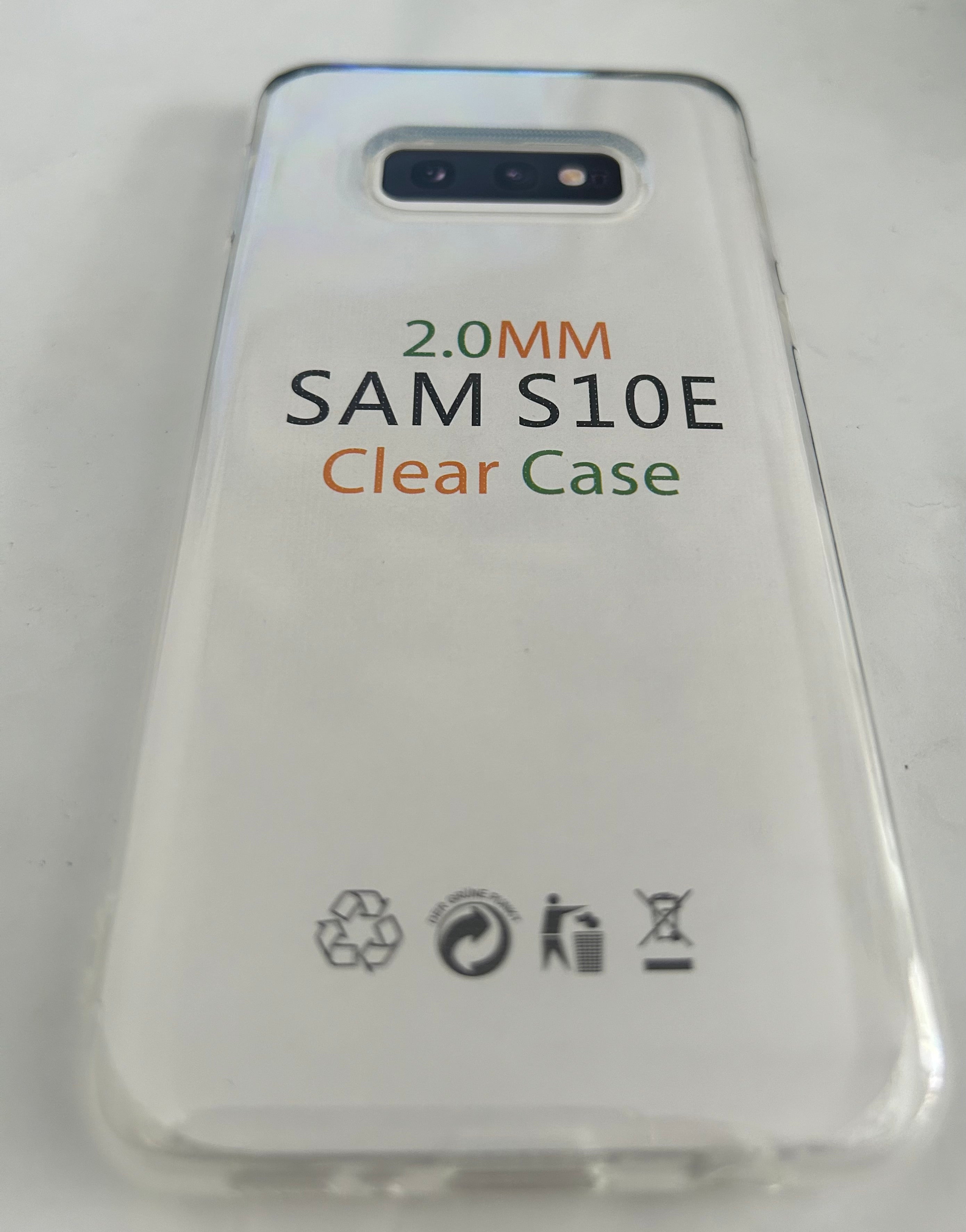 Silicone Clear Transparent Case for Samsung Galaxy S10E