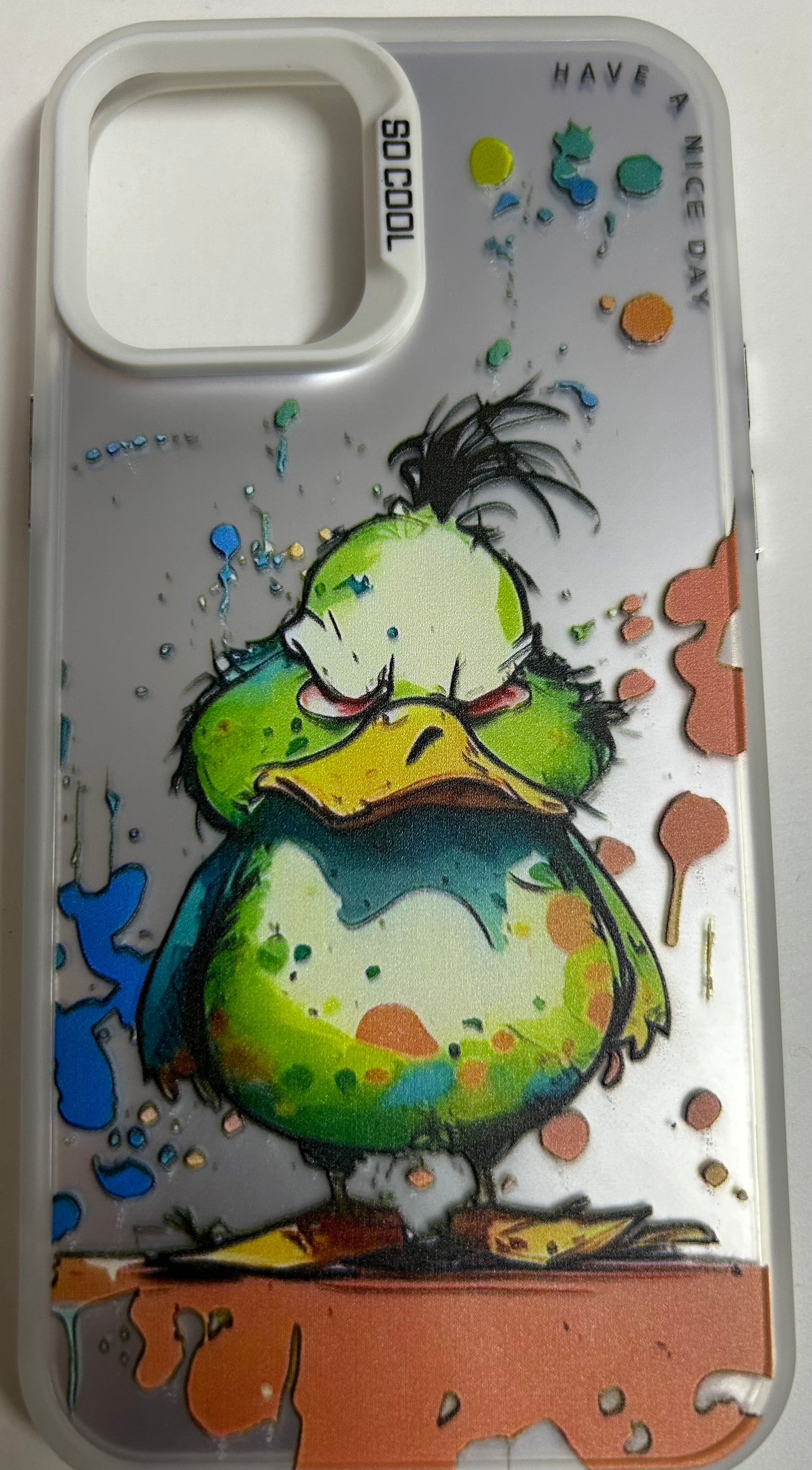 Angry Bird Cartoon Case for iPhone Protective Silicone Shockproof Back Cover