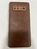 Leather Hard Case for Samsung Galaxy S10 Plus Mobile Case by CoverMeUp - Style 2