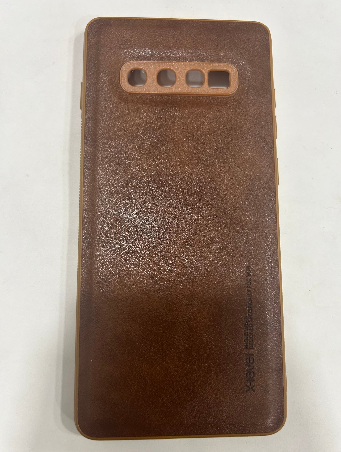 Leather Hard Case for Samsung Galaxy S10 Plus