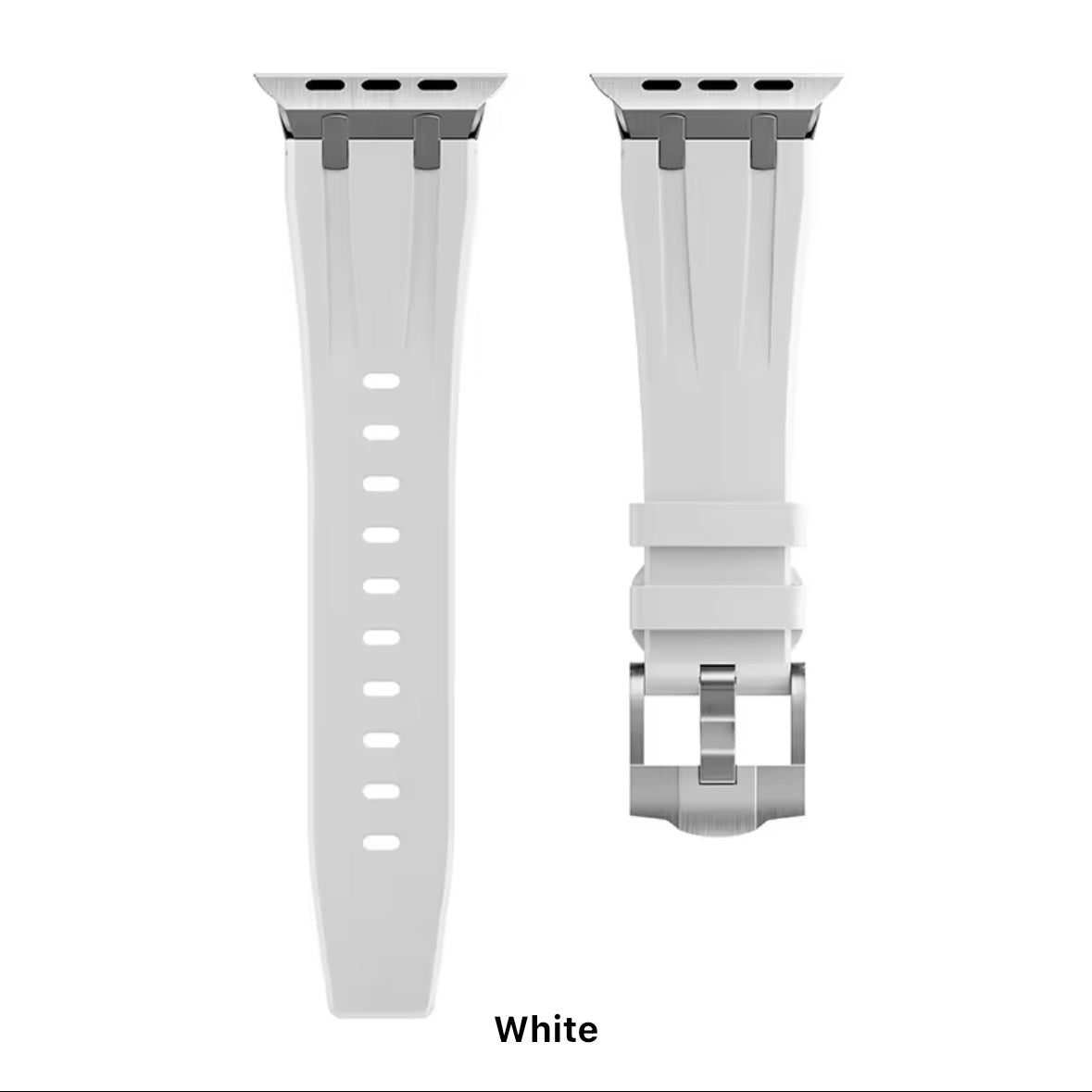 Rubber with Metal Buckle Apple Watch Strap