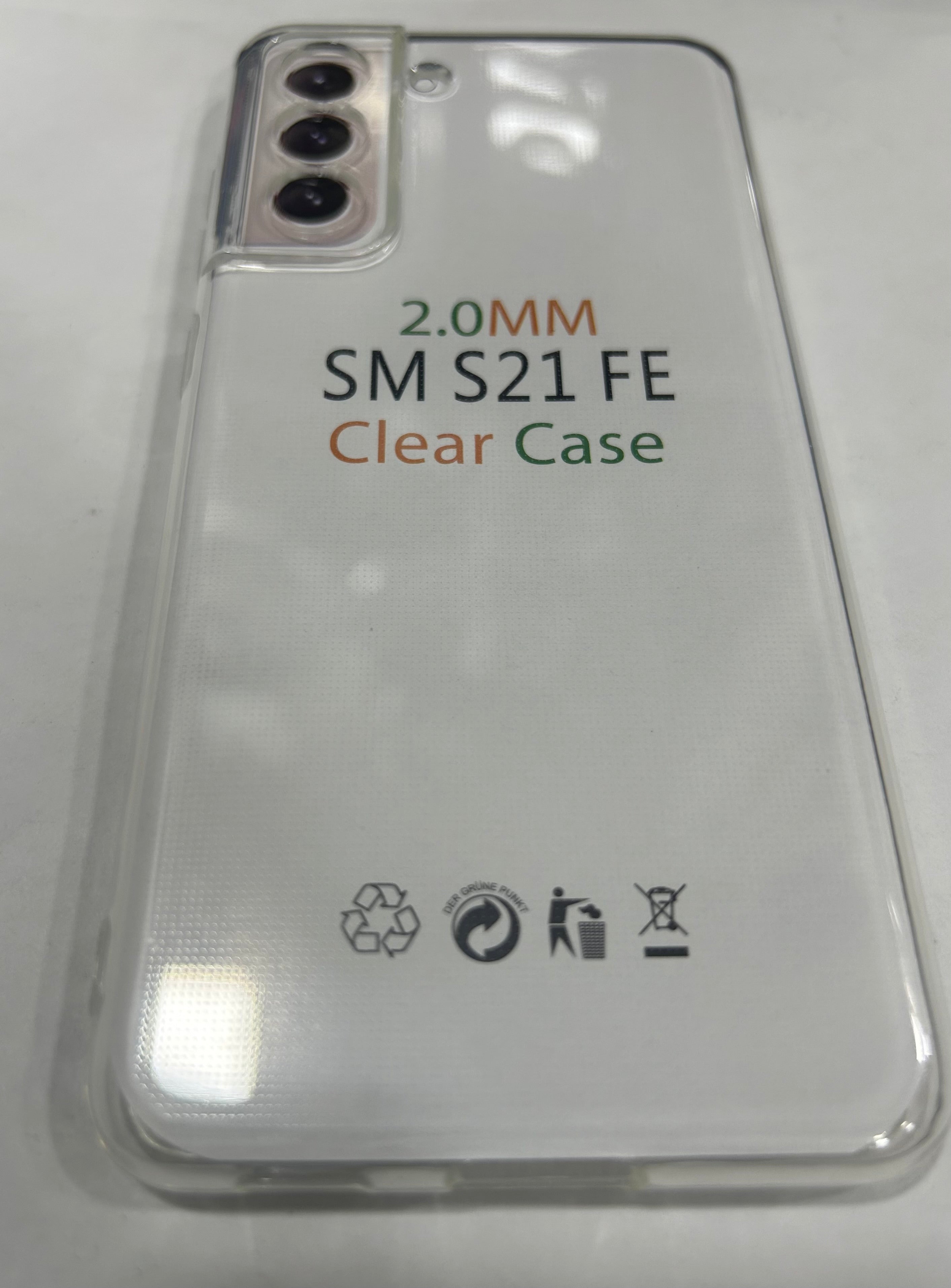 Silicone Clear Transparent Case for Samsung Galaxy S21 FE