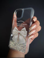 Protective Apple iPhone Back Cover - Liquid Glitter High Quality Case for iPhone