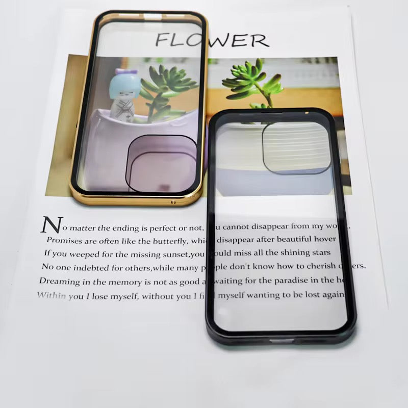 Protective Apple iPhone Back Cover - Magnetic 360 Degree iPhone Case - Style 2