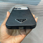 LogoLuxe Leather iPhone 17 Series Case