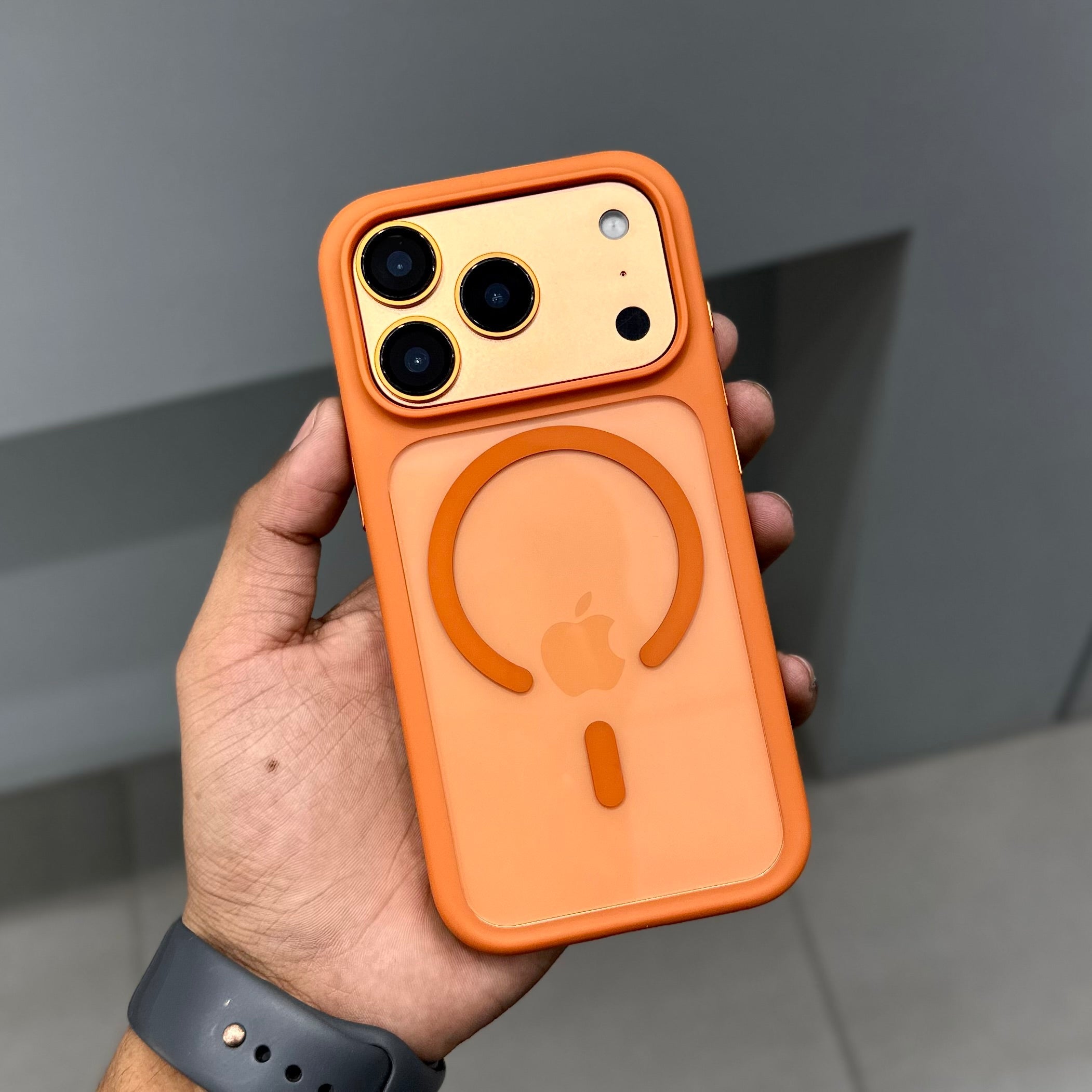 LAZY BOAT UFO CASE WITH MAGSAFE CASE - ORANGE ( No. 2505 ) Mobile Case by CoverMeUp