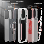 Protective Apple iPhone Back Cover - Youngkit Colorful Series Case Anti-Drop Magsafe for iPhone 14 Pro |Pink - Style 3