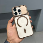 ICON N CLEAR METAL CAM CASE - BROWN ( No. 3419 ) Mobile Case by CoverMeUp - Style 3