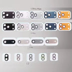 Protective Apple iPhone Back Cover - HALOSURE Metal Camera Lens Protector - iPhone 17 Series - Style 4