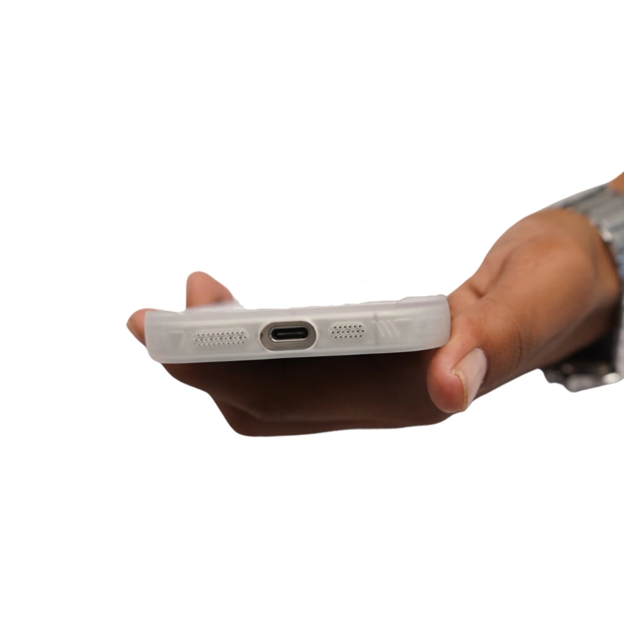 GlitchSoul: Clear Pearl Mobile Case by CoverMeUp - Style 4