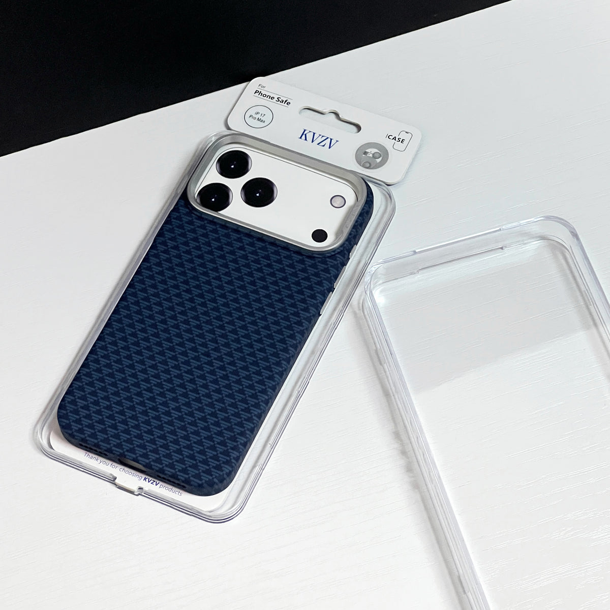 KVZV TRIANGLE PATTERN CARBON CASE FOR IPHONE