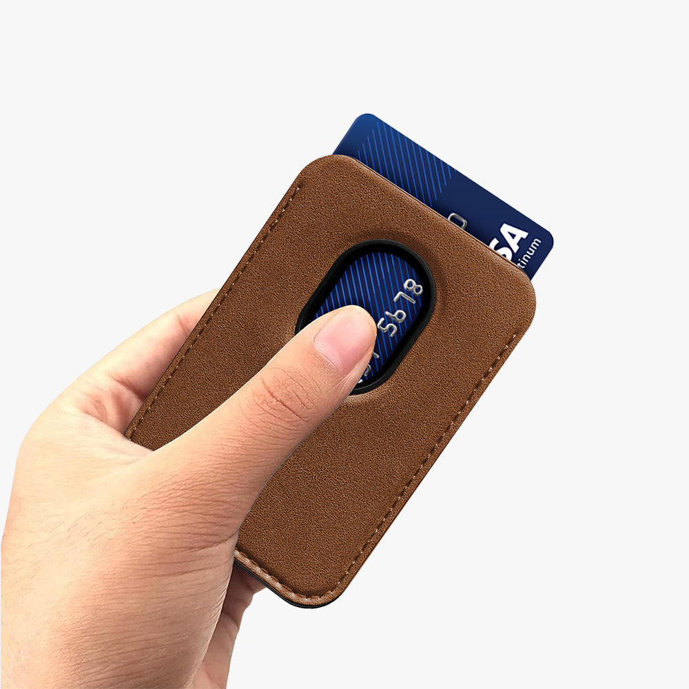 GRIPP Mag Pocket Stand MagSafe Wallet Card Holder - Camel