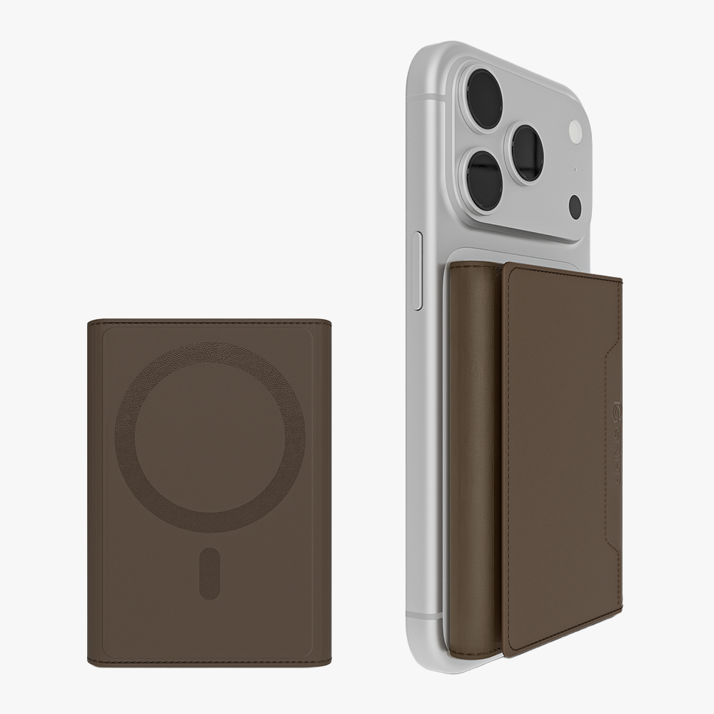 GRIPP Mag Pocket MagSafe Wallet Card Holder - Grey
