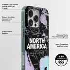 Protective Apple iPhone Back Cover - Youngkit International Series NORTH AMERICA Designer Matte Finish Case for iPhone 16 Pro - Style 3