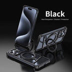Protective Apple iPhone Back Cover - Rotating Bracket Shell Luxury Design Case for iPhone - Style 9