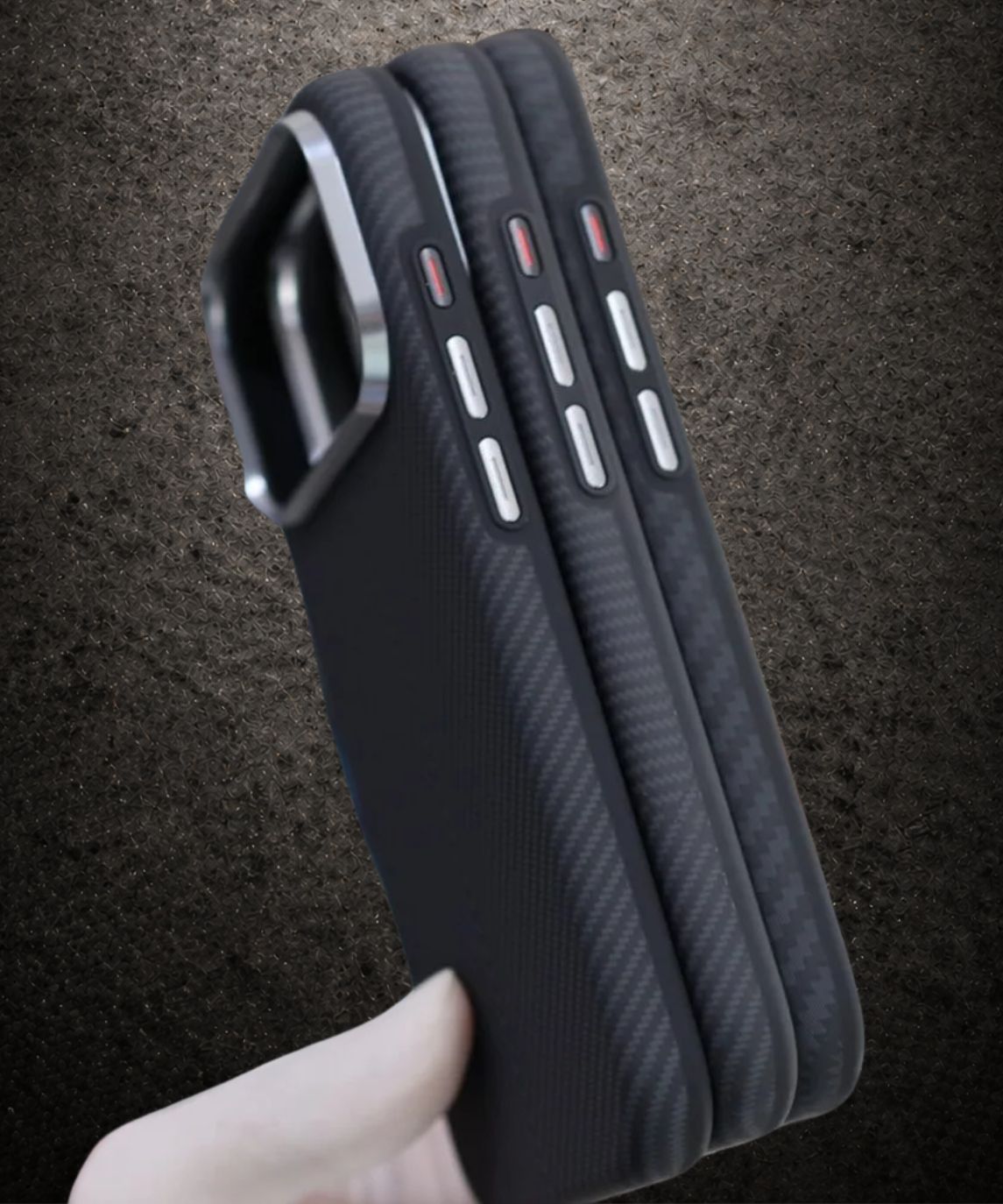 LUXO Hybrid Magsafe Case - Black Color Series