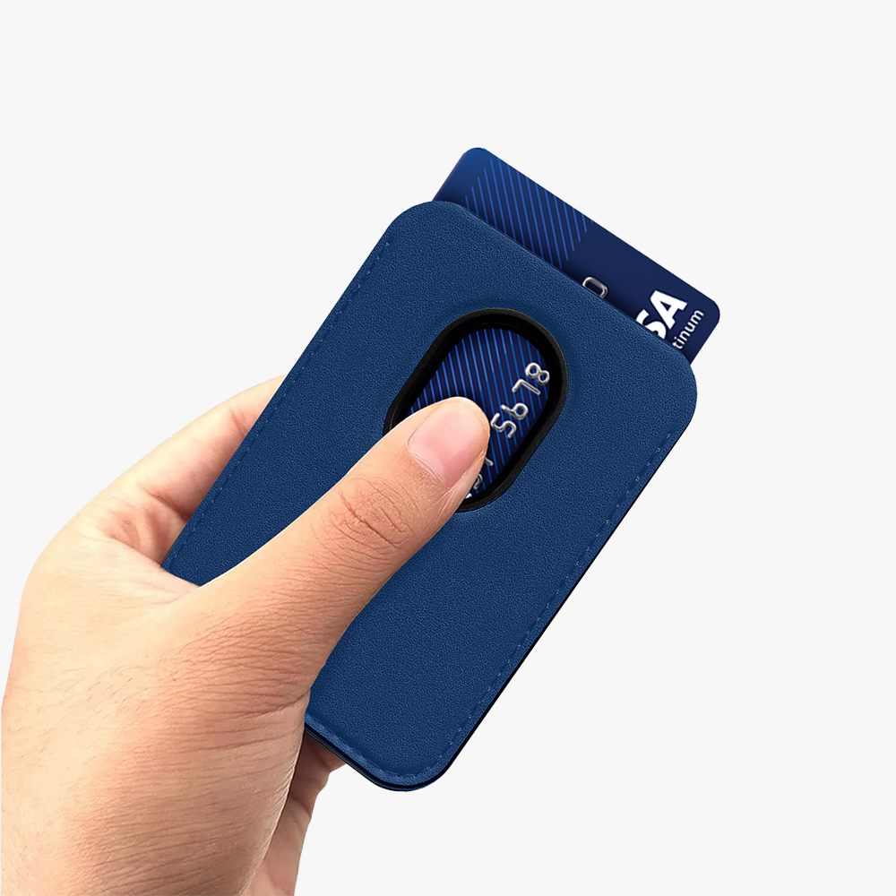 GRIPP Mag Pocket Stand MagSafe Wallet Card Holder - Blue