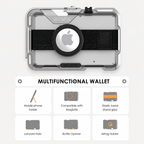 Aulumu G03 Multi-Tool Magnetic Metal Wallet | Frosted Cover | MagSafe