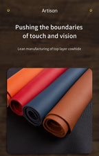 Luxury Real Leather Phone Case with MagSafe (Lychee Pattern) Mobile Case by CoverMeUp - Style 30