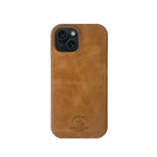 Protective Apple iPhone Back Cover - Santa Barbara Polo Raquet Club Elton Series for iPhone 15 Pro (Tan Brown) - Style 2