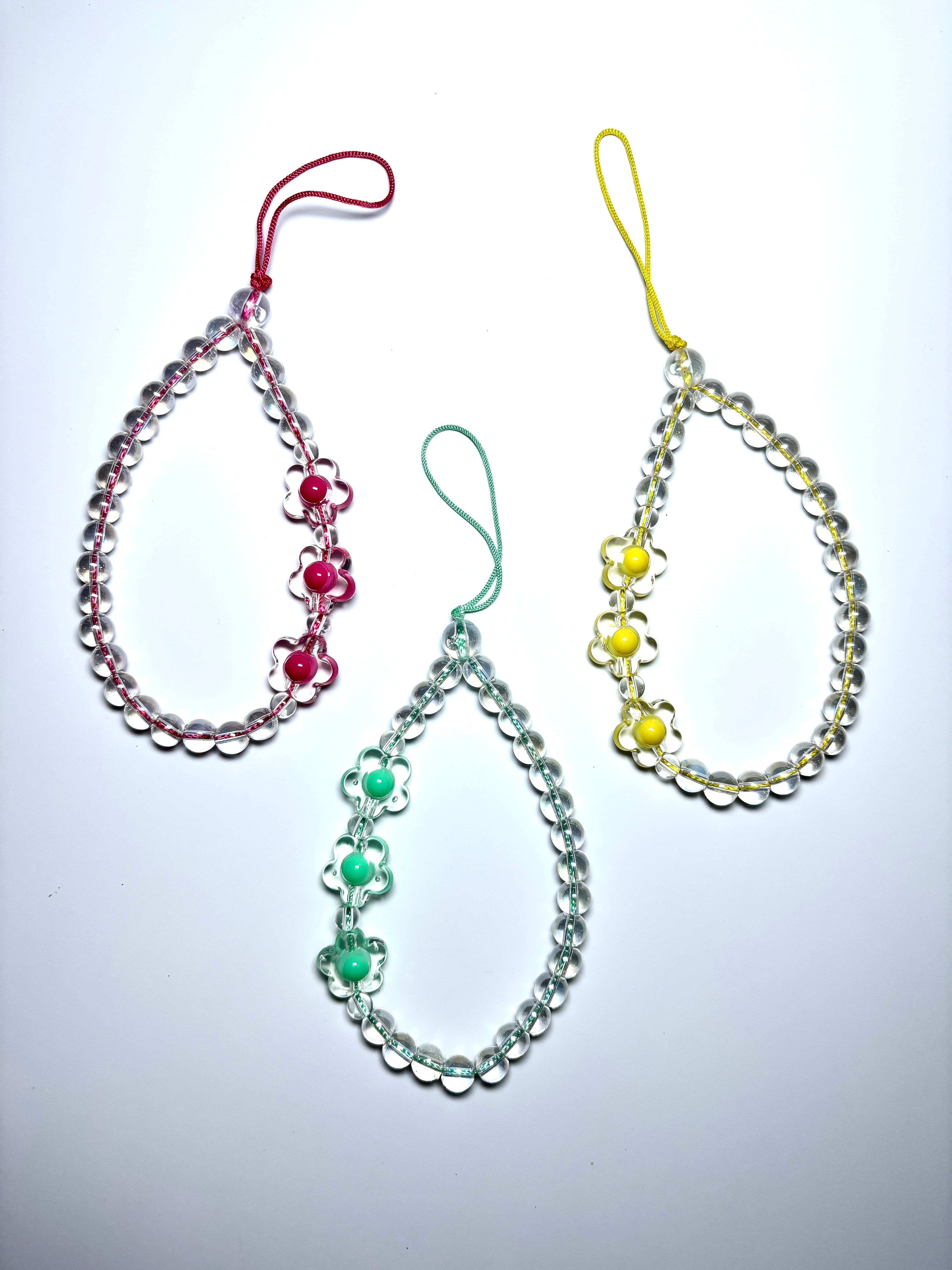 Aesthetic Flower Phone Charm Strap