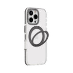 Protective Apple iPhone Back Cover - Transparent MagSafe iPhone Case with Stand - Style 5