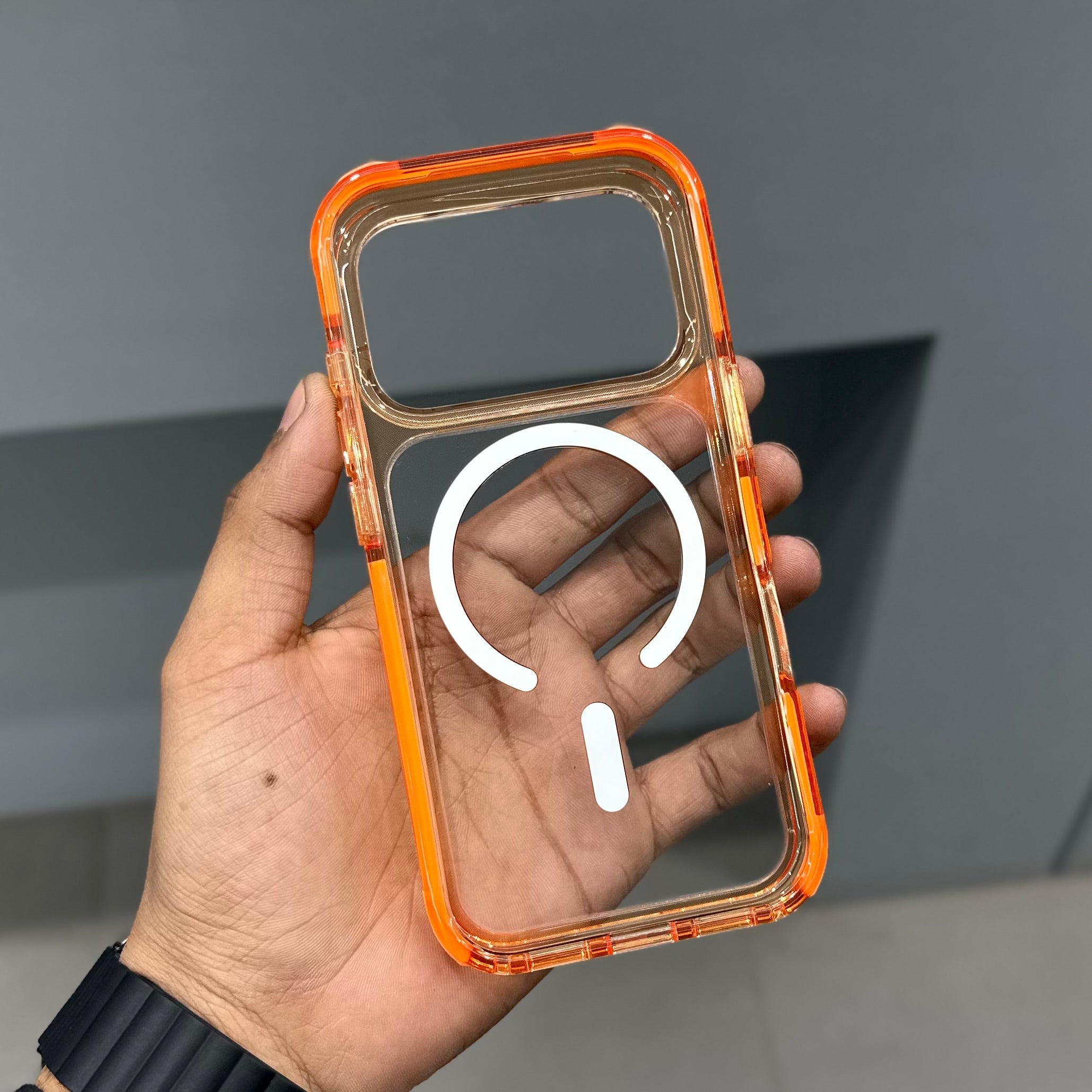 TRANZO TRIPLE LAYER MAGSAFE CASE-ORANGE ( No. 2958) Mobile Case by CoverMeUp - Style 4