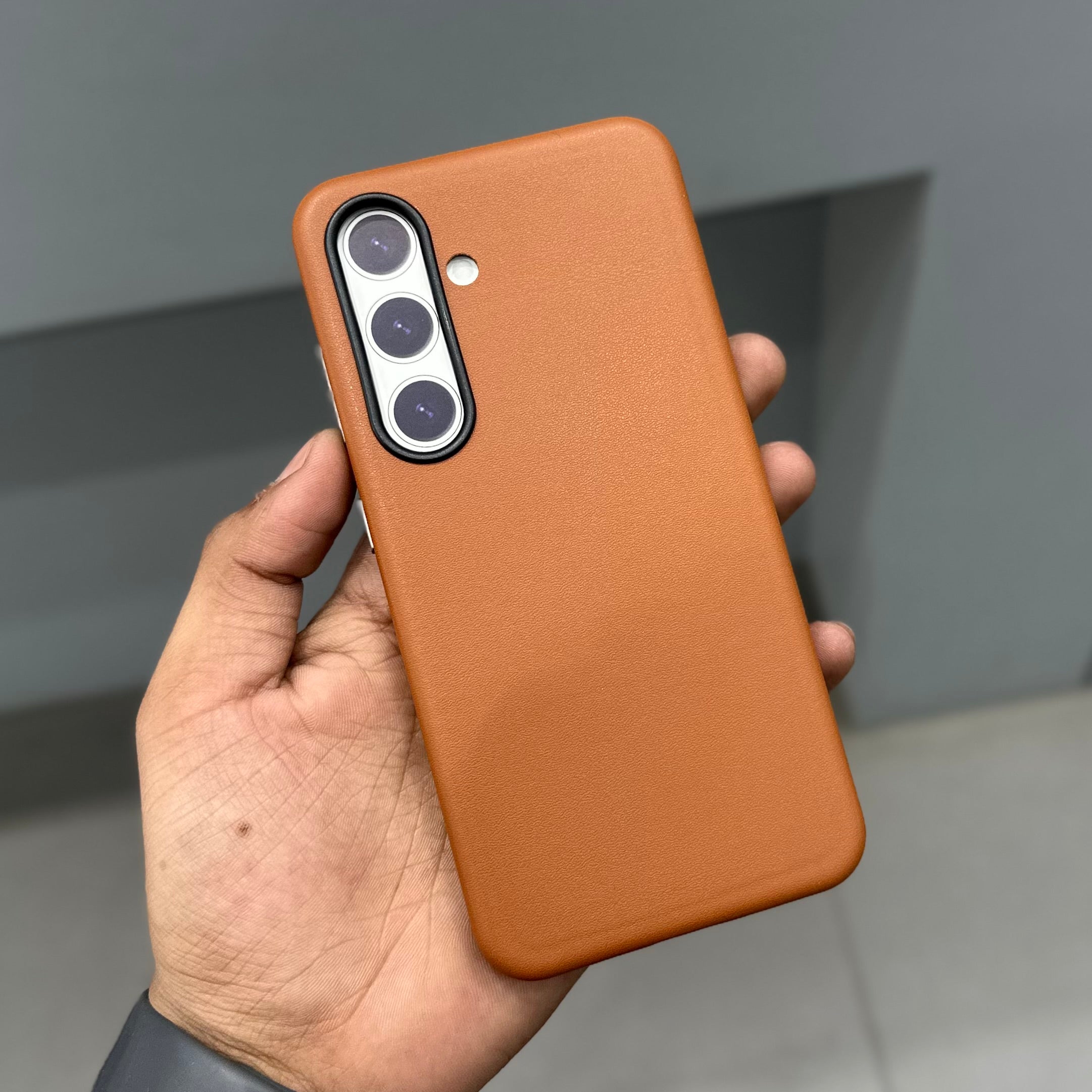 X LEVEL VEGAN CASE SAMSUNG - BROWN ( No. 3140)