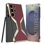 Samsung Galaxy S25 Ultra Elite Armor Edge Chrome Case Mobile Case by CoverMeUp - Style 7