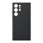 Samsung Galaxy S24 Ultra Leather Case Slim Profile - Black Mobile Case by CoverMeUp - Style 3